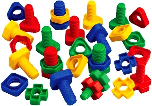 Large Nuts & Bolts (Tub 64)