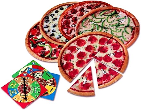 Pizza Fraction Fun Game 96-12 years)