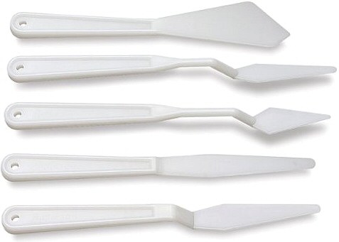 Nylon Paint Palette Knives (Pack 5)