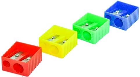 Plastic Sharpener Double Hole - Each