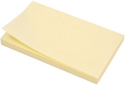 Sticky Notes 5" x 3" Yellow (Pack 100)