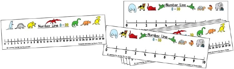 Pupils Number Line 0-10/0-30 (Pack 15)