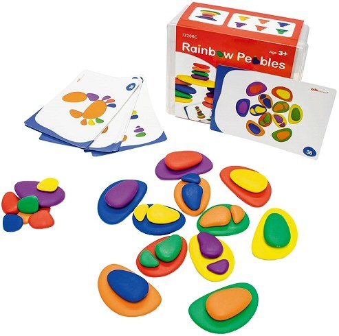 Rainbow Pebbles Activity Set (Tub 36 & 20 Work Cards)