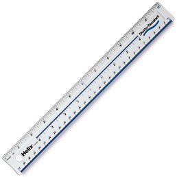 Plastic Shatterproof Ruler 12" - Each