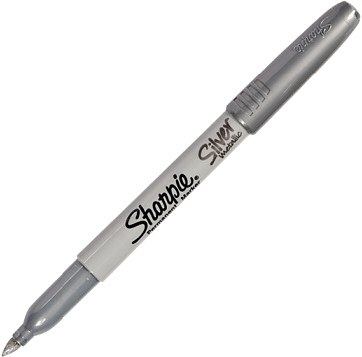 Silver Sharpie Permanent Marker Fine Bullet Tip