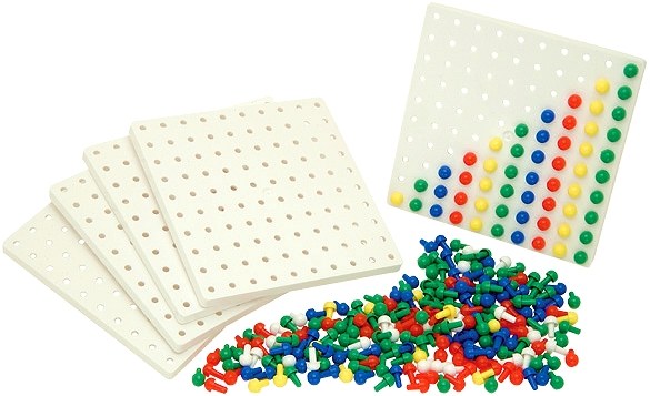 Standard Pegs & Boards (1000 Pegs & 5 Boards)