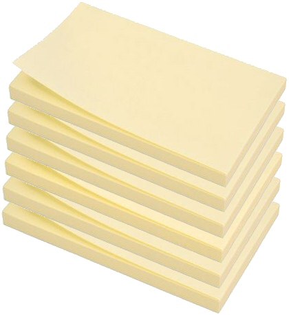Sticky Notes 5" x 3" Yellow (12 x Pack 100)