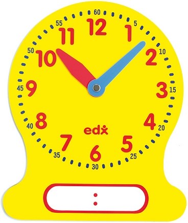 Teachers Dry-Wipe 12 Hour Demo Clock