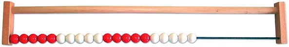 Rekenrek Teachers 20 Bead Counting Frame 80cm