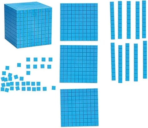 Teachers Magnetic Base Ten Set Blue (Set 131)