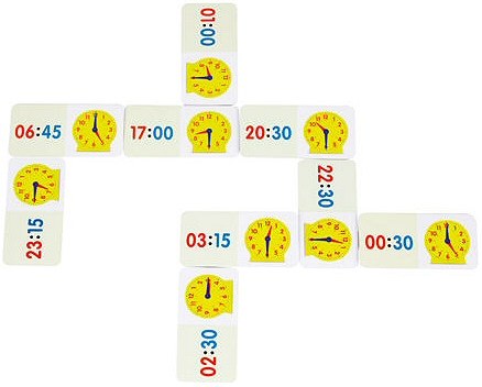 Teaching Time Dominoes (Set 36)