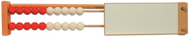 Rekenrek Teachers 20 Bead Demo Counting Frame with Whiteboard 80cm