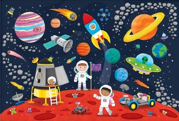 Giant Floor Puzzle Space (30 piece)