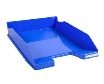 Exacompta Stackable Letter Tray Blue