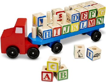 Alphabet Block Truck