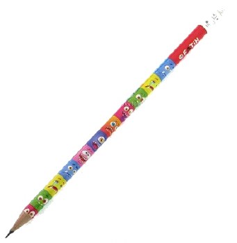 Fatih Monster Emoji HB Rubber Tipped Pencil - Each
