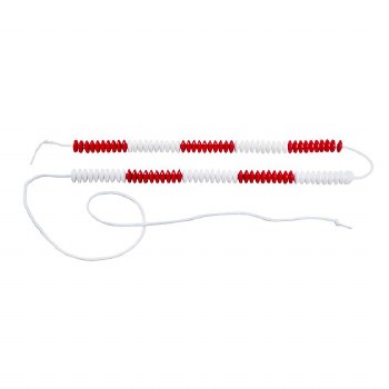 Rekenrek Pupils 100 Abacus Bead String 15mm Red & White - Each