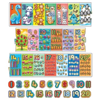 Giant Number Puzzle 1-20 (20 piece)