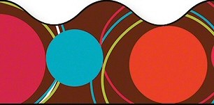 Dots Corrugated Scalloped Border 5.7cm x 7.6m