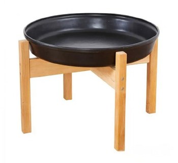 Deep Spot Tuff Tray with 50cm Stand - Black