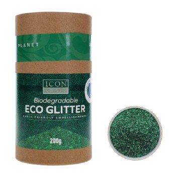 Green Biodegradeable Eco Glitter 200g