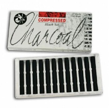 Jakar Charcoal Sticks Black (Pack 12)