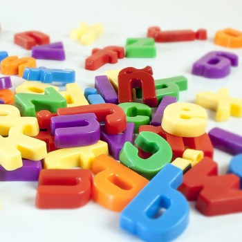 Magnetic Lowercase Letters 32mm (76 pieces)