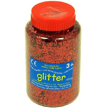 Red Glitter Shaker 400gm