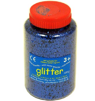 Blue Glitter Shaker 400gm