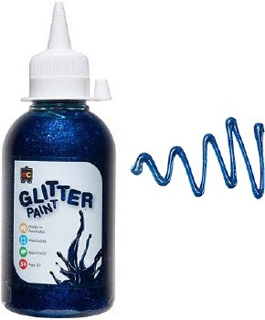 Blue Glitter Paint 250ml