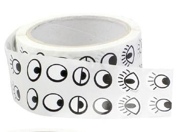 Adhesive Eye Stickers Black Assorted Styles (2000 Stickers)