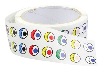 Adhesive Eye Stickers Coloured Assorted Styles (2000 Stickers)