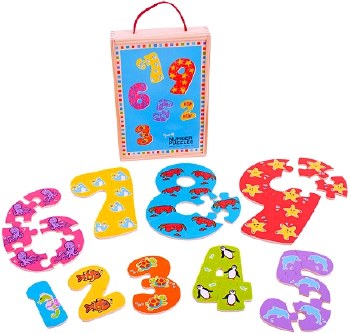 1-9 Number Puzzles (2-9 piece)