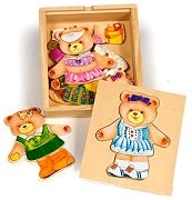 Mrs Bear Dress-Up Puzzle (18 piece)