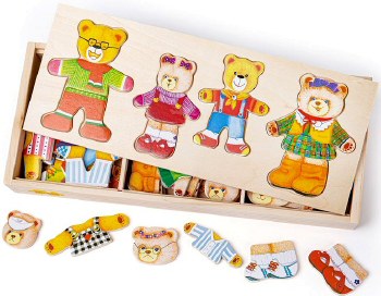 Bear Family Dress-Up Puzzle (72 piece)