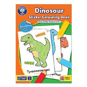 Dinosaurs Colouring Book & Stickers (3+ years)