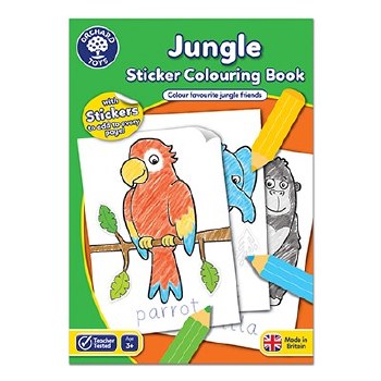 Jungle Colouring Book & Stickers (3+ years)