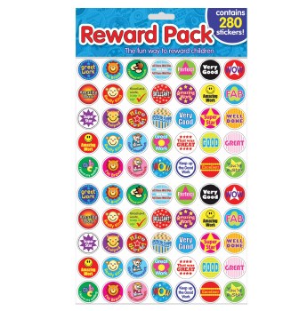 Reward & Smiley Stickers 25mm (280 stickers)