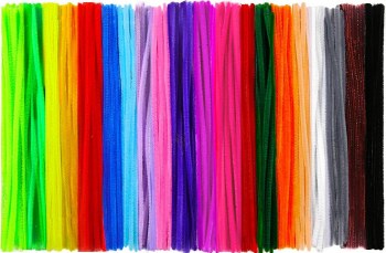 Assorted Coloured Pipe Cleaners 12" (Pack 300)