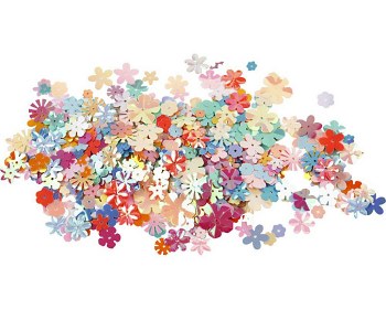 Flower Sequins 70g (Pack 4000 approx.)