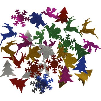 Christmas Sequins 70g (Pack 4000 approx.)