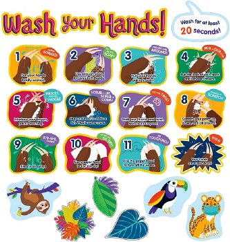 Hand Washing Bulletin Board