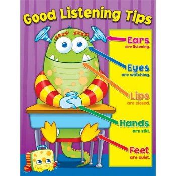 Good Listening Tips Chart