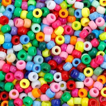Pony Beads 9mm (Pack 1000)