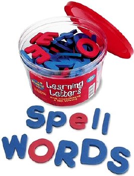 Magnetic Foam Learning Letters Uppercase & Lowercase (104 pieces)