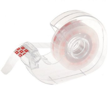 MP* Mini Transparent Tape & Dispenser 3/4" 18mm x 30M