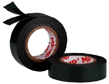 MP* Double-Sided Black Foam Tape 0.8mm 19mm x 2.3m (Pack 2)