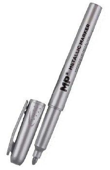 MP* Metallic Silver Marker Bullet Tip