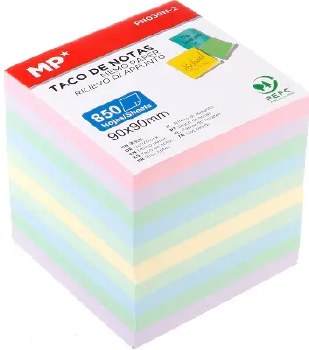 MP* Memo Note Block 90mm x 90mm Pastel (850 Sheets)