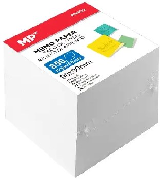 MP* Memo Note Block 90mm x 90mm White (850 Sheets)